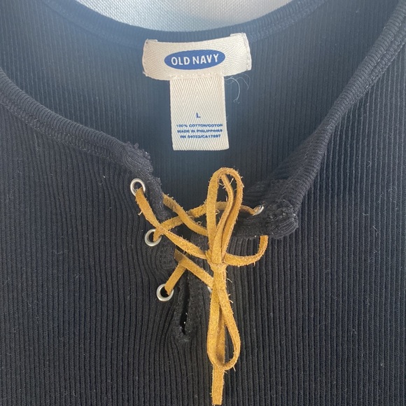 ❗️MOVING SALE❗️ Old Navy Ribbed Dress in Black Size L - Picture 2 of 5